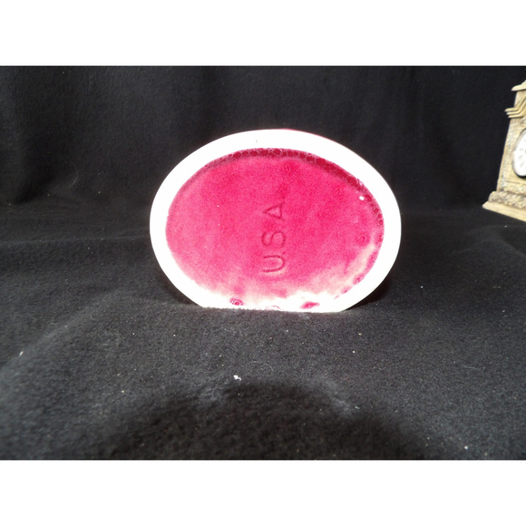 Red Ceramic Flower Design Home Decor Vase 1940's - Picture 7 of 7